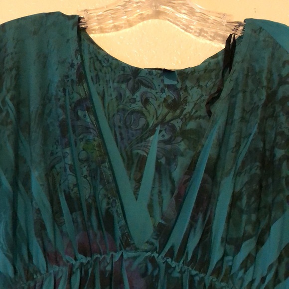 Size small city triangles multi colored dress made in USA - Picture 2 of 11